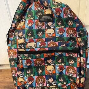 My Hero Academia Colorful Anime Character Backpack Japanese Manga